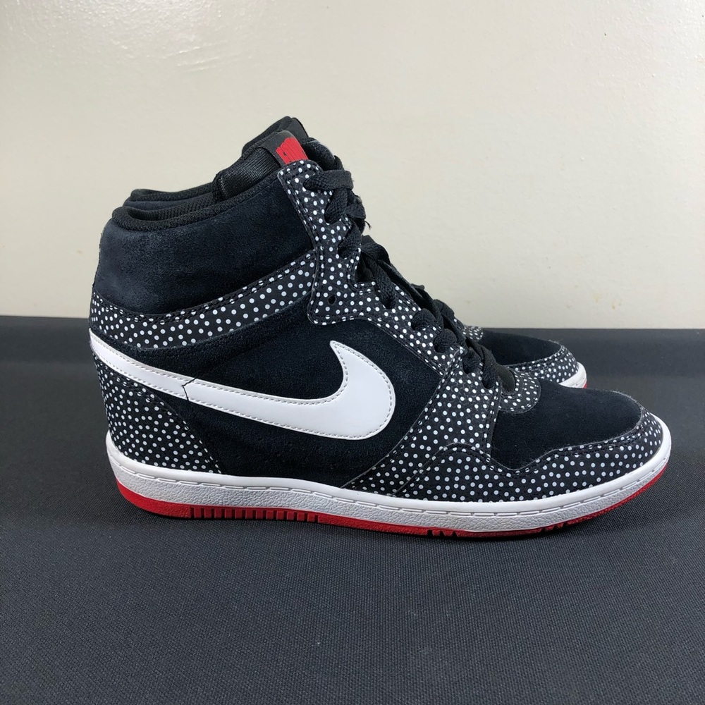Nike Force Sky High Print Sneakers.